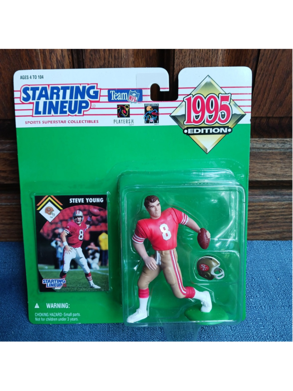 NFL Football Starting Lineup 1995 Steve Young San Francisco 49ers Figure New
